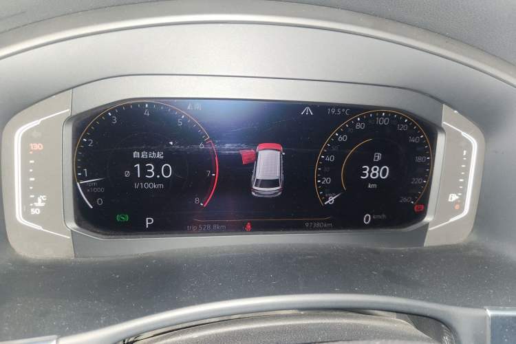 Used Volkswagen Teramont 2020 380TSI Four-Wheel Drive Luxury Version China VI Standard Instrument Cluster
