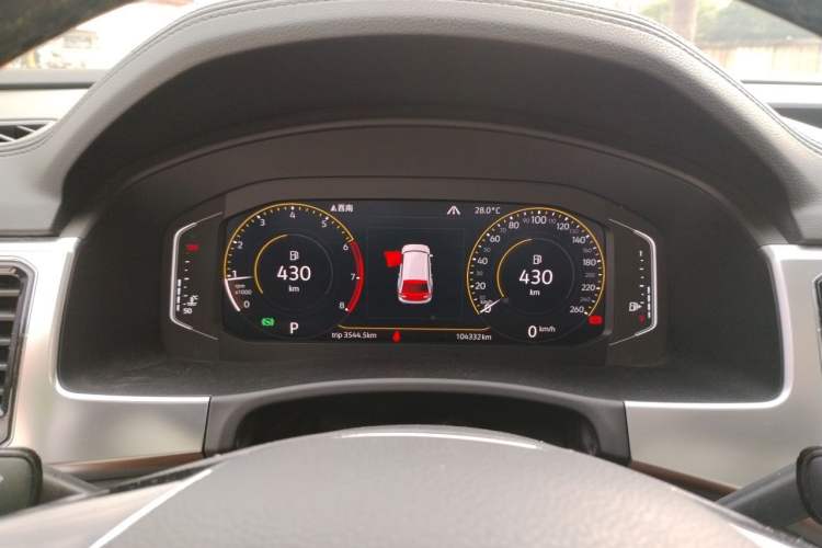 Used Volkswagen Teramont 2020 380TSI Four-Wheel Drive Luxury Version China VI Standard Instrument Cluster