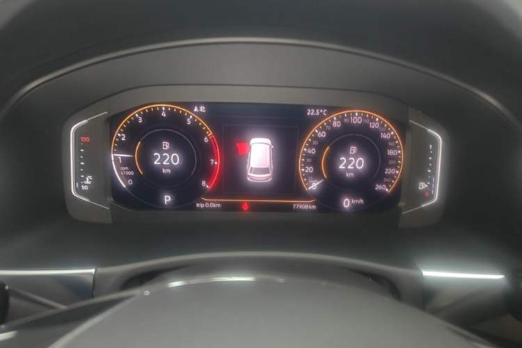 Used Volkswagen Teramont 2020 330TSI Two-Wheel-Drive Luxury Edition China VI Standard Instrument Cluster