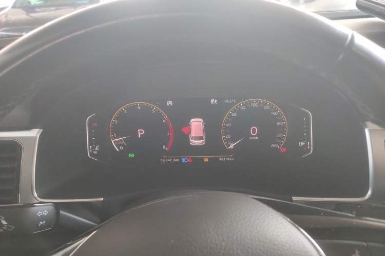 Used Volkswagen Teramont 2020 380TSI Four-Wheel Drive Luxury Version China VI Standard Instrument Cluster