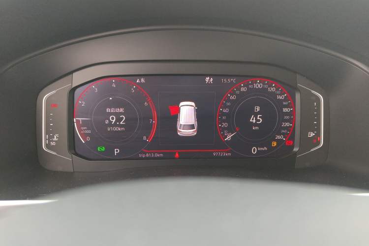 Used Volkswagen Teramont 2020 380TSI Four-Wheel Drive Luxury Version China VI Standard Instrument Cluster