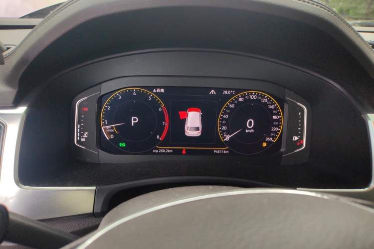 Used Volkswagen Teramont 2020 380TSI Four-Wheel Drive Luxury Version China VI Standard Instrument Cluster