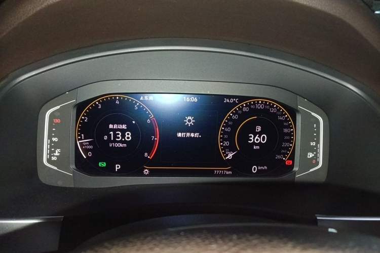 Used Volkswagen Teramont 2020 Revised Version 330TSI Two-Wheel Drive Luxury Edition Instrument Cluster