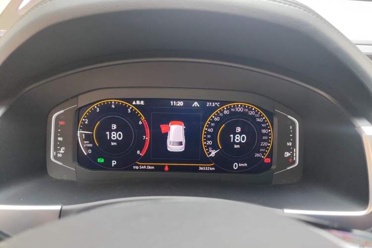 Used Volkswagen Teramont 2020 Revised Version 380TSI Four-Wheel Drive Luxury Edition Instrument Cluster