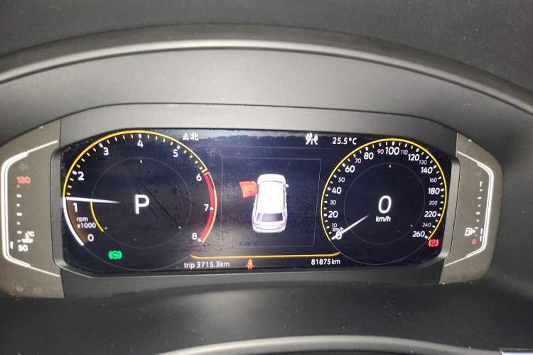 Used Volkswagen Teramont 2020 380TSI Four-Wheel Drive Luxury Version China VI Standard Instrument Cluster
