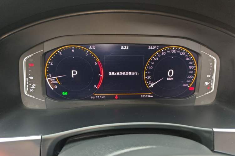 Used Volkswagen Teramont 2020 330TSI Two-Wheel-Drive Luxury Edition China V Standard Instrument Cluster