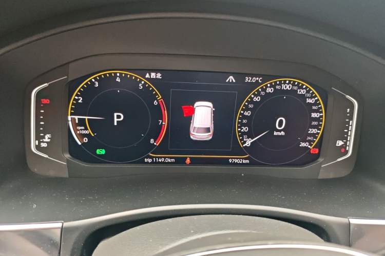 Used Volkswagen Teramont 2020 380TSI Four-Wheel Drive Luxury Version China VI Standard Instrument Cluster