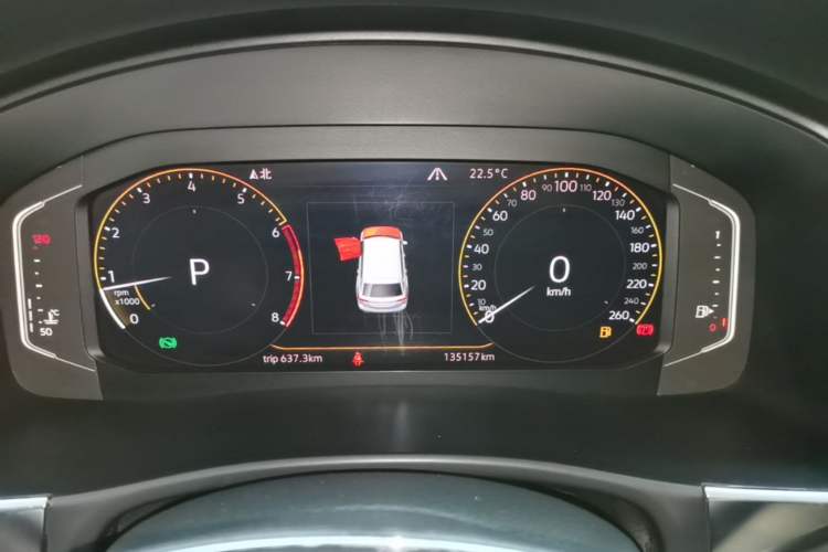 Used Volkswagen Teramont 2020 380TSI Four-Wheel Drive Luxury Version China VI Standard Instrument Cluster