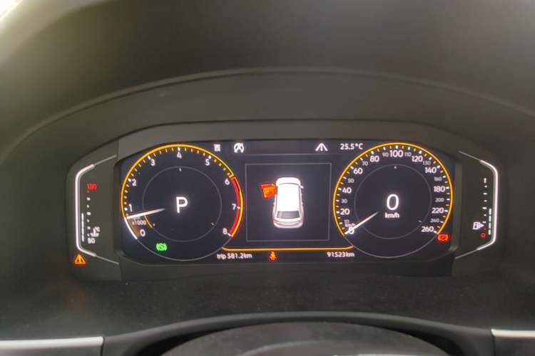 Used Volkswagen Teramont 2020 380TSI Four-Wheel Drive Luxury Version China VI Standard Instrument Cluster