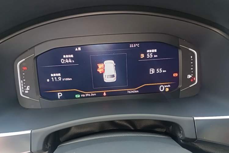 Used Volkswagen Teramont 2020 330TSI Two-Wheel-Drive Luxury Edition China VI Standard Instrument Cluster