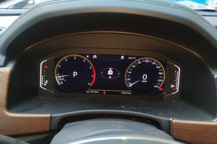 Used Volkswagen Teramont 2020 380TSI Four-Wheel Drive Comfort Edition China VI Standard Instrument Cluster