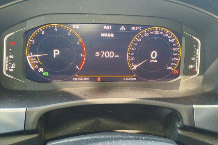 Used Volkswagen Teramont 2020 Revised Version 380TSI Four-Wheel Drive Comfort Edition Instrument Cluster