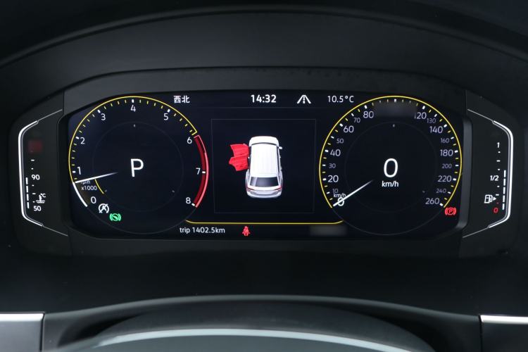 Used Volkswagen Teramont 2020 Revised Version 380TSI Four-Wheel Drive Luxury Edition Instrument Cluster