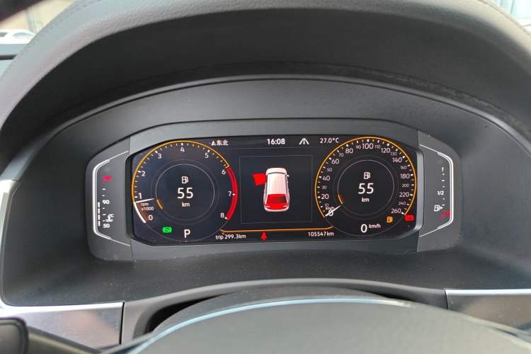 Used Volkswagen Teramont 2020 Revised Version 380TSI Four-Wheel Drive Luxury Edition Instrument Cluster