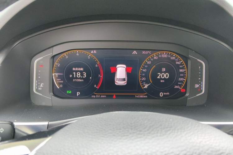 Used Volkswagen Teramont 2020 380TSI Four-Wheel Drive Luxury Version China VI Standard Instrument Cluster