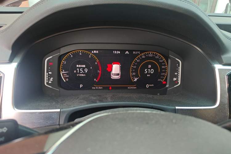 Used Volkswagen Teramont 2020 Revised Version 530 V6 Four-Wheel Drive Luxury Edition Instrument Cluster
