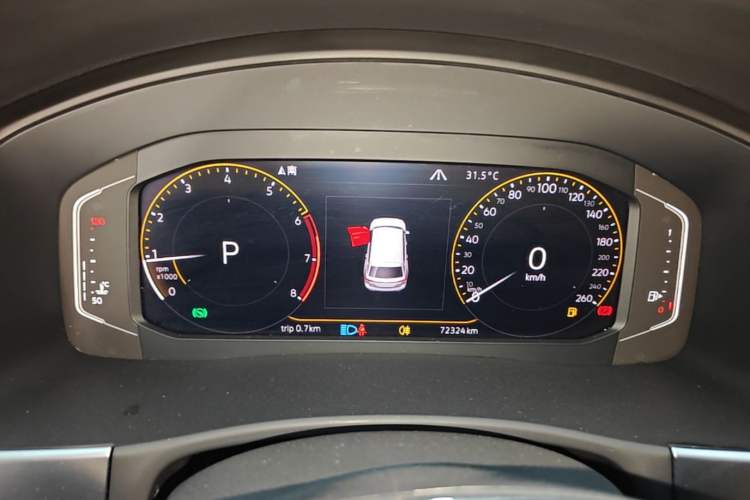 Used Volkswagen Teramont 2020 380TSI Four-Wheel Drive Luxury Version China VI Standard Instrument Cluster