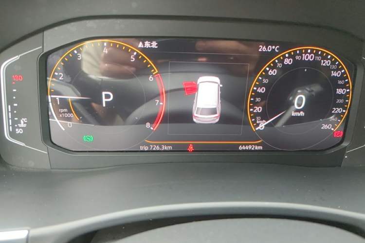 Used Volkswagen Teramont 2020 330TSI Two-Wheel-Drive Luxury Edition China VI Standard Instrument Cluster
