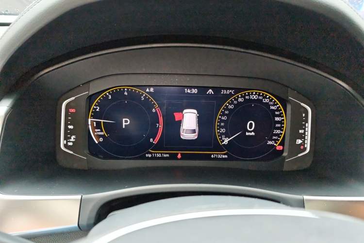Used Volkswagen Teramont 2020 Revised Version 380TSI Four-Wheel Drive Luxury Edition Instrument Cluster