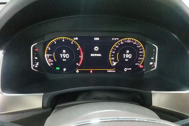 Used Volkswagen Teramont 2020 Revised Version 330TSI Two-Wheel Drive Luxury Edition Instrument Cluster