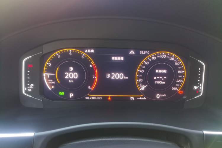 Used Volkswagen Teramont 2020 380TSI Four-Wheel Drive Luxury Version China VI Standard Instrument Cluster