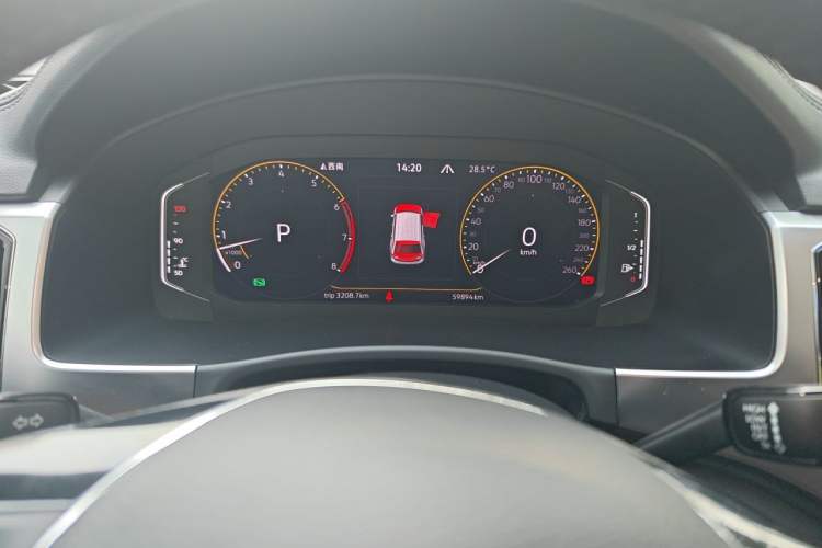 Used Volkswagen Teramont 2020 530 V6 Four-Wheel Drive Luxury Edition China V Standard Instrument Cluster