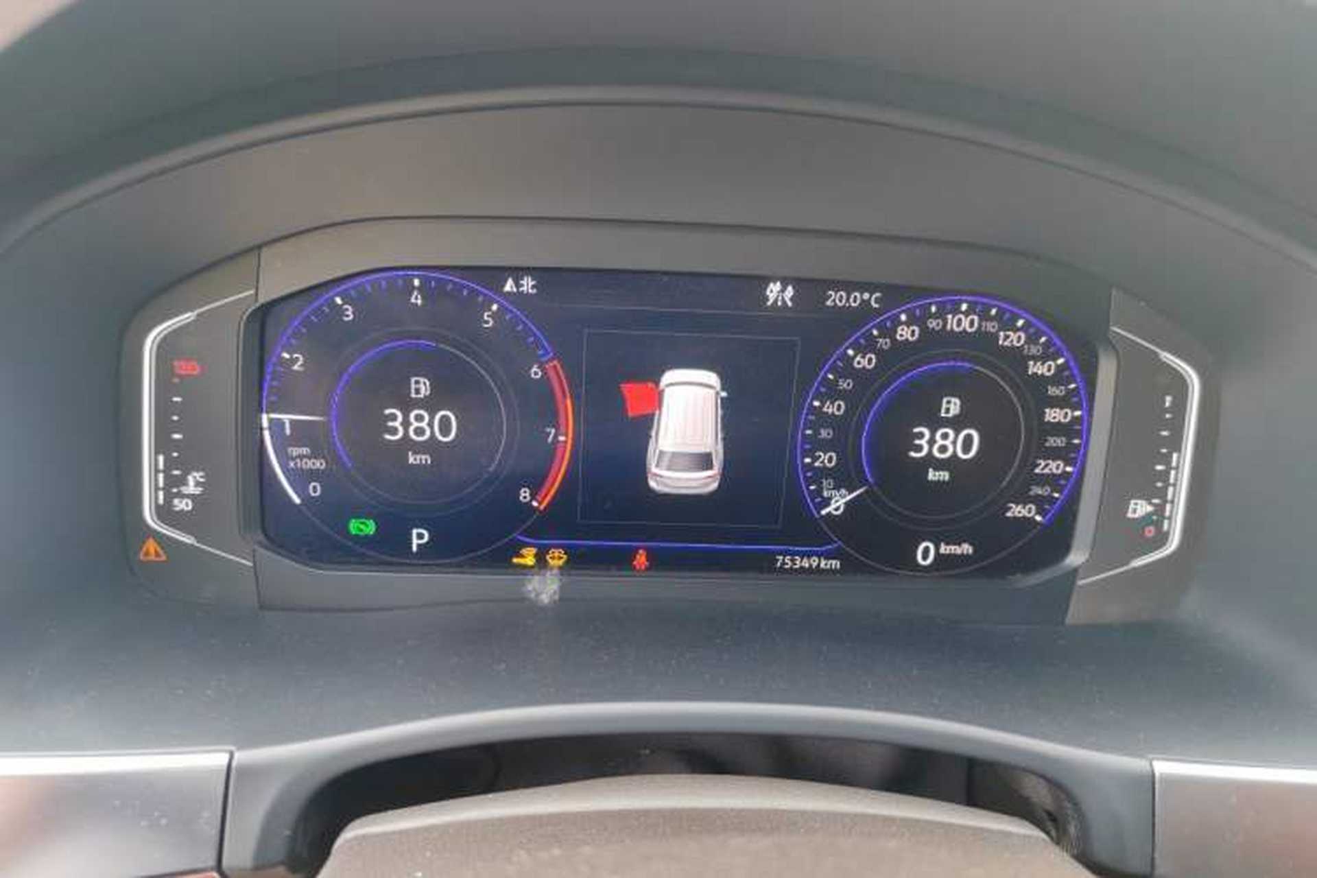 Used Volkswagen Teramont 2020 380TSI Four-Wheel Drive Luxury Version China VI Standard Instrument Cluster
