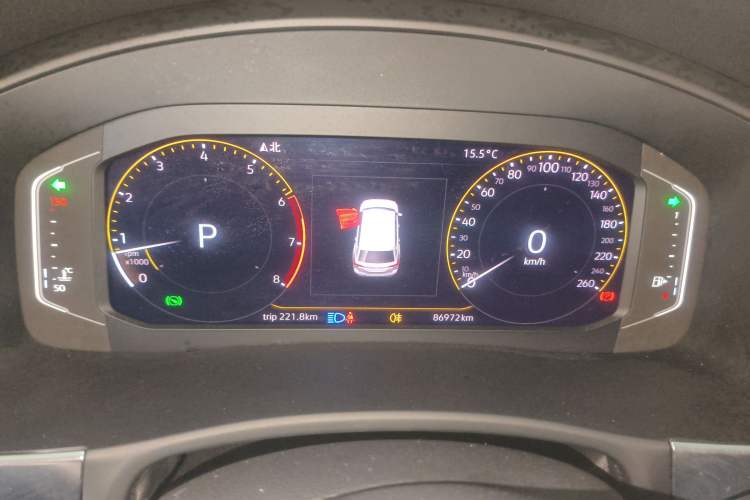 Used Volkswagen Teramont 2020 330TSI Two-Wheel-Drive Luxury Edition China VI Standard Instrument Cluster