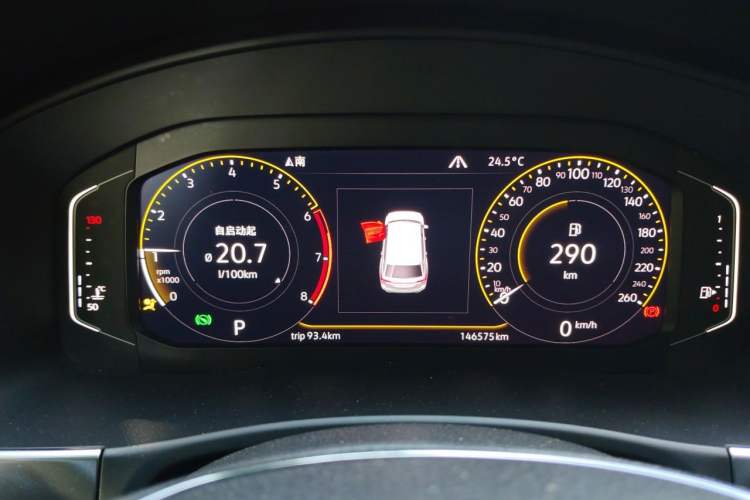 Used Volkswagen Teramont 2020 380TSI Four-Wheel Drive Luxury Version China VI Standard Instrument Cluster
