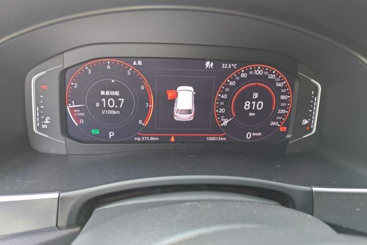 Used Volkswagen Teramont 2020 380TSI Four-Wheel Drive Luxury Version China VI Standard Instrument Cluster
