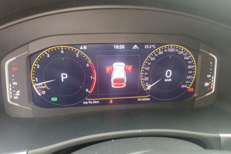 Used Volkswagen Teramont 2020 Revised Version 380TSI Four-Wheel Drive Luxury Edition Instrument Cluster