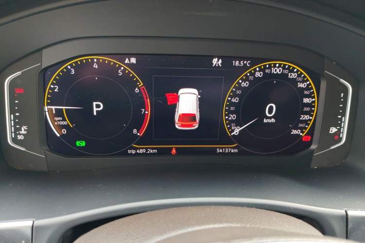 Used Volkswagen Teramont 2020 380TSI Four-Wheel Drive Luxury Version China VI Standard Instrument Cluster