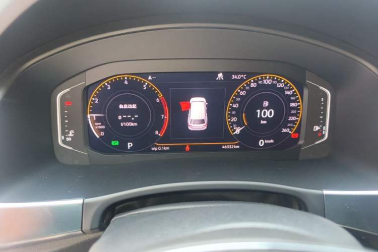 Used Volkswagen Teramont 2020 380TSI Four-Wheel Drive Comfort Edition China VI Standard Instrument Cluster