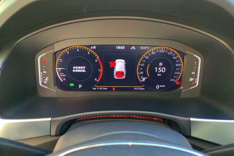 Used Volkswagen Teramont 2020 Revised Version 380TSI Four-Wheel Drive Luxury Edition Instrument Cluster