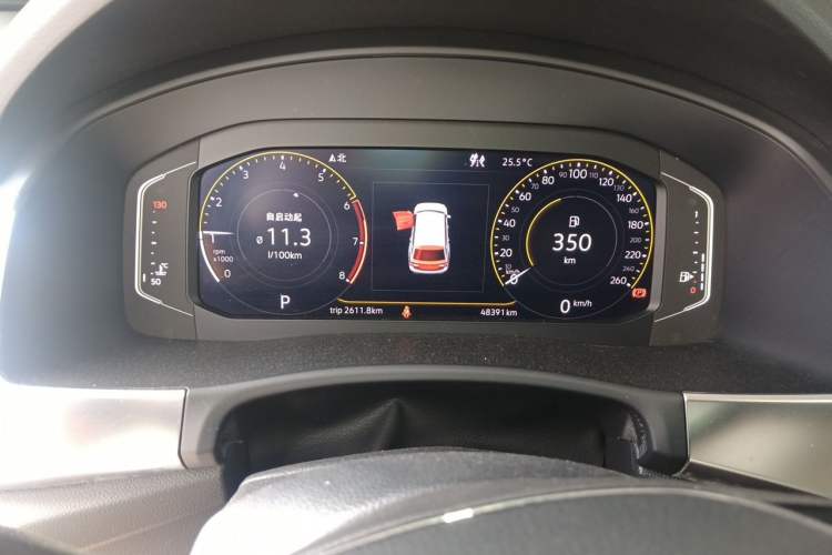 Used Volkswagen Teramont 2020 380TSI Four-Wheel Drive Luxury Version China VI Standard Instrument Cluster