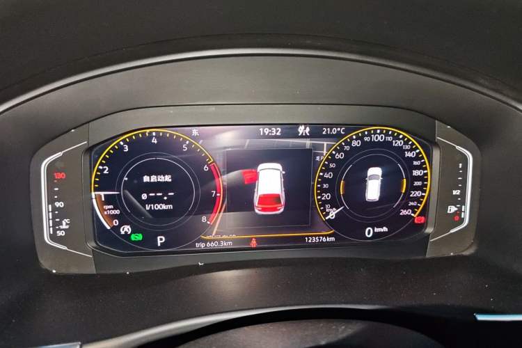 Used Volkswagen Teramont 2020 Revised Version 380TSI Four-Wheel Drive Luxury Edition Instrument Cluster