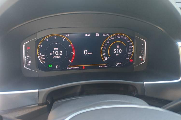 Used Volkswagen Teramont 2020 Revised Version 380TSI Four-Wheel Drive Luxury Edition Instrument Cluster