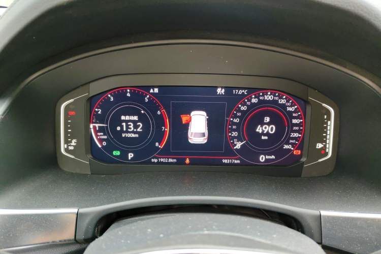 Used Volkswagen Teramont 2020 380TSI Four-Wheel Drive Luxury Version China VI Standard Instrument Cluster