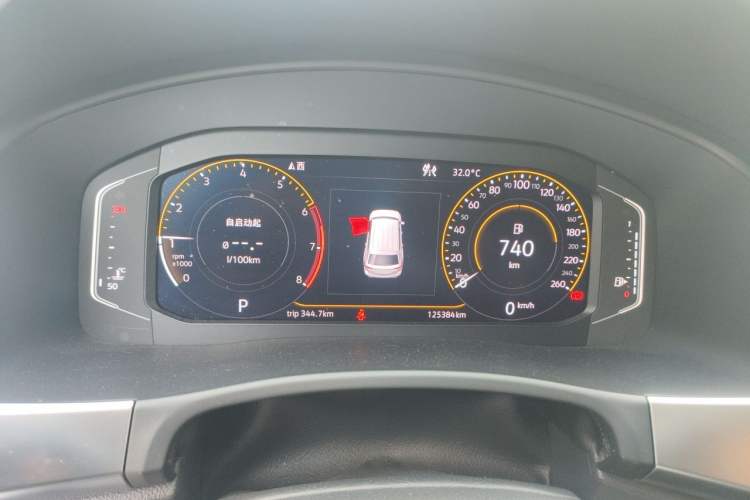 Used Volkswagen Teramont 2020 380TSI Four-Wheel Drive Comfort Edition China VI Standard Instrument Cluster
