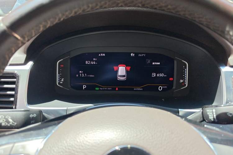 Used Volkswagen Teramont 2020 380TSI Four-Wheel Drive Luxury Version China VI Standard Instrument Cluster