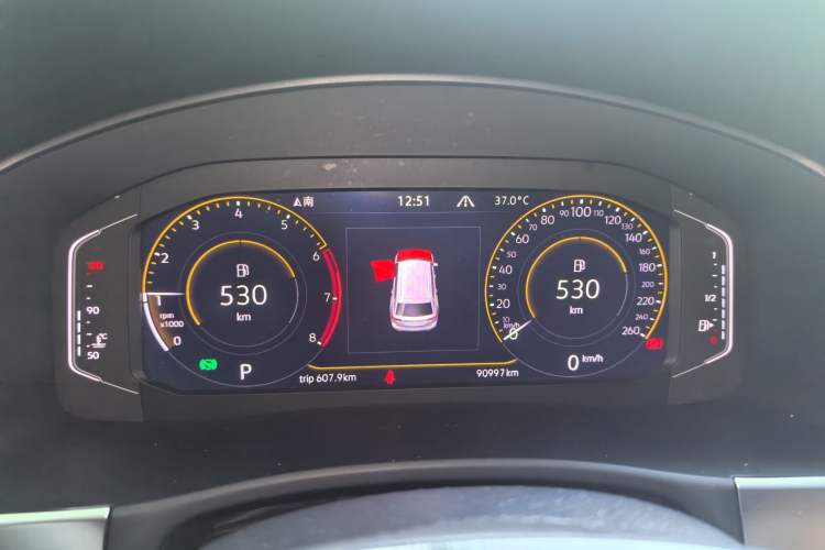 Used Volkswagen Teramont 2020 Revised Version 380TSI Four-Wheel Drive Luxury Edition Instrument Cluster