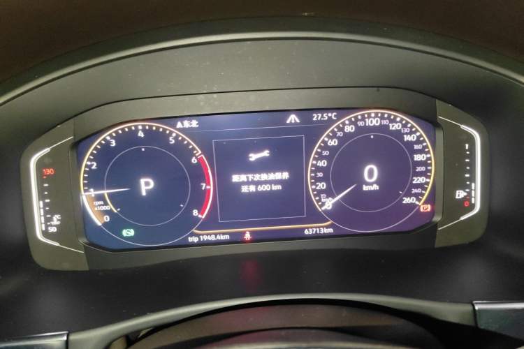 Used Volkswagen Teramont 2020 380TSI Four-Wheel Drive Luxury Version China VI Standard Instrument Cluster