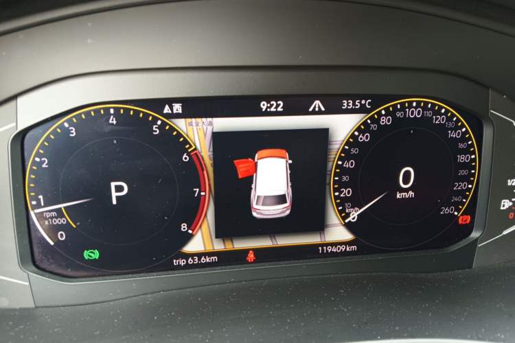Used Volkswagen Teramont 2020 Revised Version 380TSI Four-Wheel Drive Comfort Edition Instrument Cluster