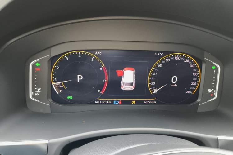 Used Volkswagen Teramont 2020 330TSI Two-Wheel-Drive Luxury Edition China VI Standard Instrument Cluster