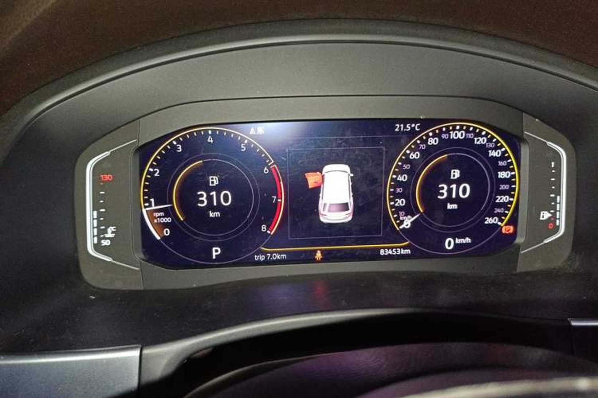 Used Volkswagen Teramont 2020 330TSI Two-Wheel-Drive Luxury Edition China VI Standard Instrument Cluster