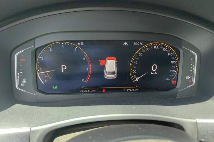 Used Volkswagen Teramont 2020 380TSI Four-Wheel Drive Luxury Version China VI Standard Instrument Cluster