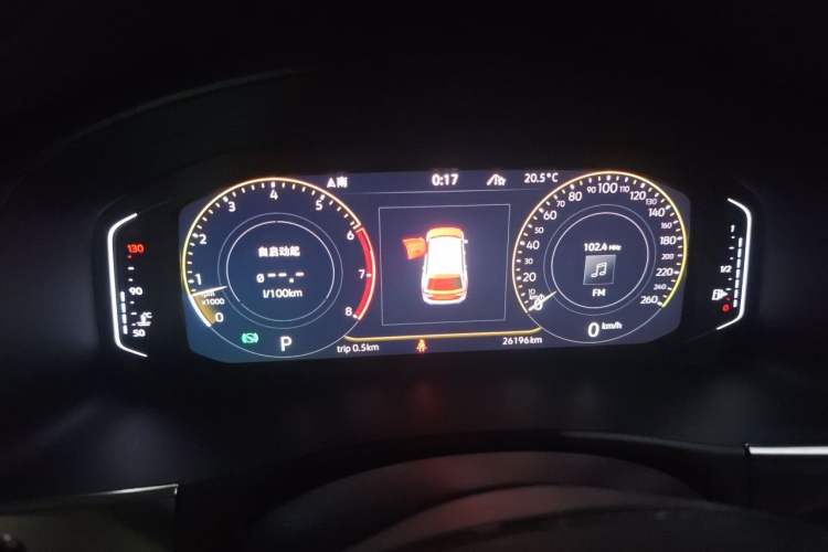 Used Volkswagen Teramont 2020 Revised Version 380TSI Four-Wheel Drive Luxury Edition Instrument Cluster