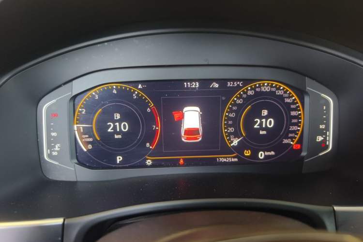 Used Volkswagen Teramont 2020 Revised Version 380TSI Four-Wheel Drive Luxury Edition Instrument Cluster