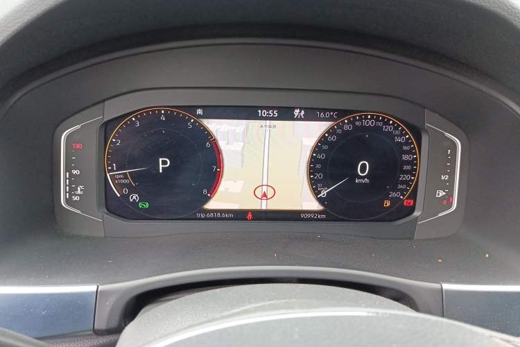 Used Volkswagen Teramont 2020 Revised Version 380TSI Four-Wheel Drive Luxury Edition Instrument Cluster