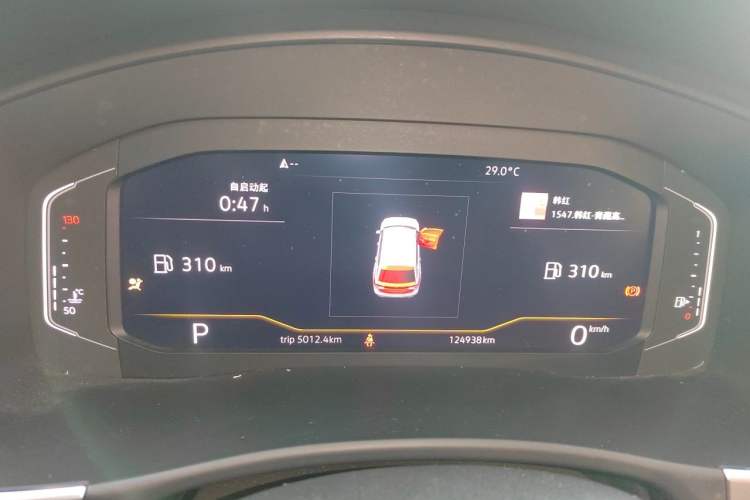 Used Volkswagen Teramont 2020 330TSI Two-Wheel-Drive Luxury Edition China VI Standard Instrument Cluster